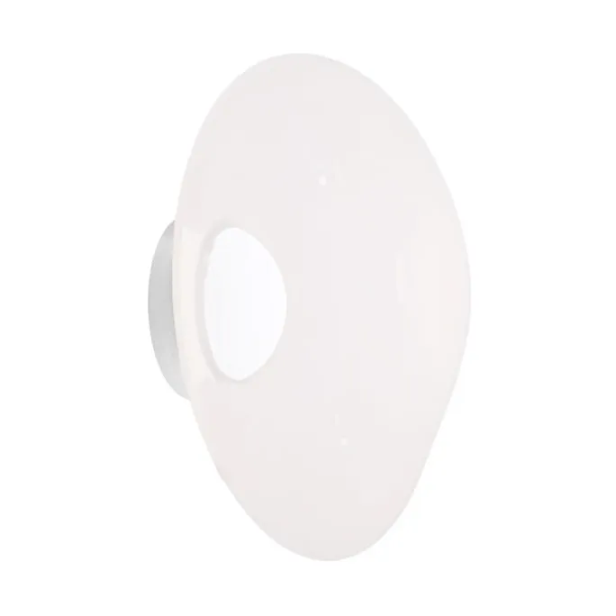 Lampa ścienna Melt Surface LED, Opal-srebrny Tom Dixon