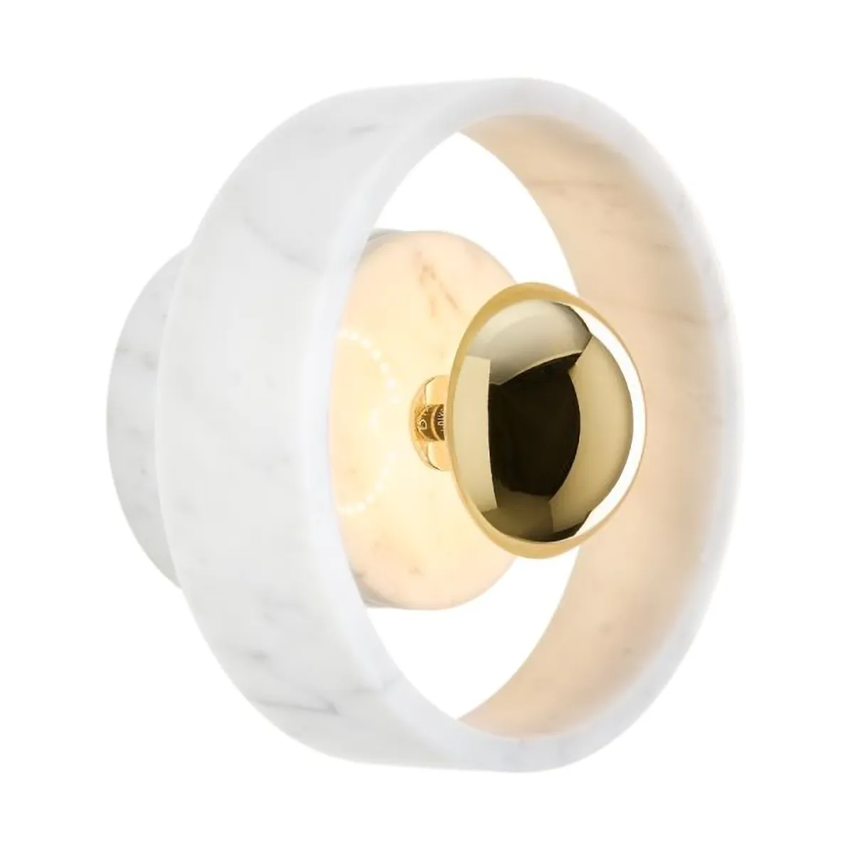 Lampa ścienna Stone Wall, Biały marmur Tom Dixon