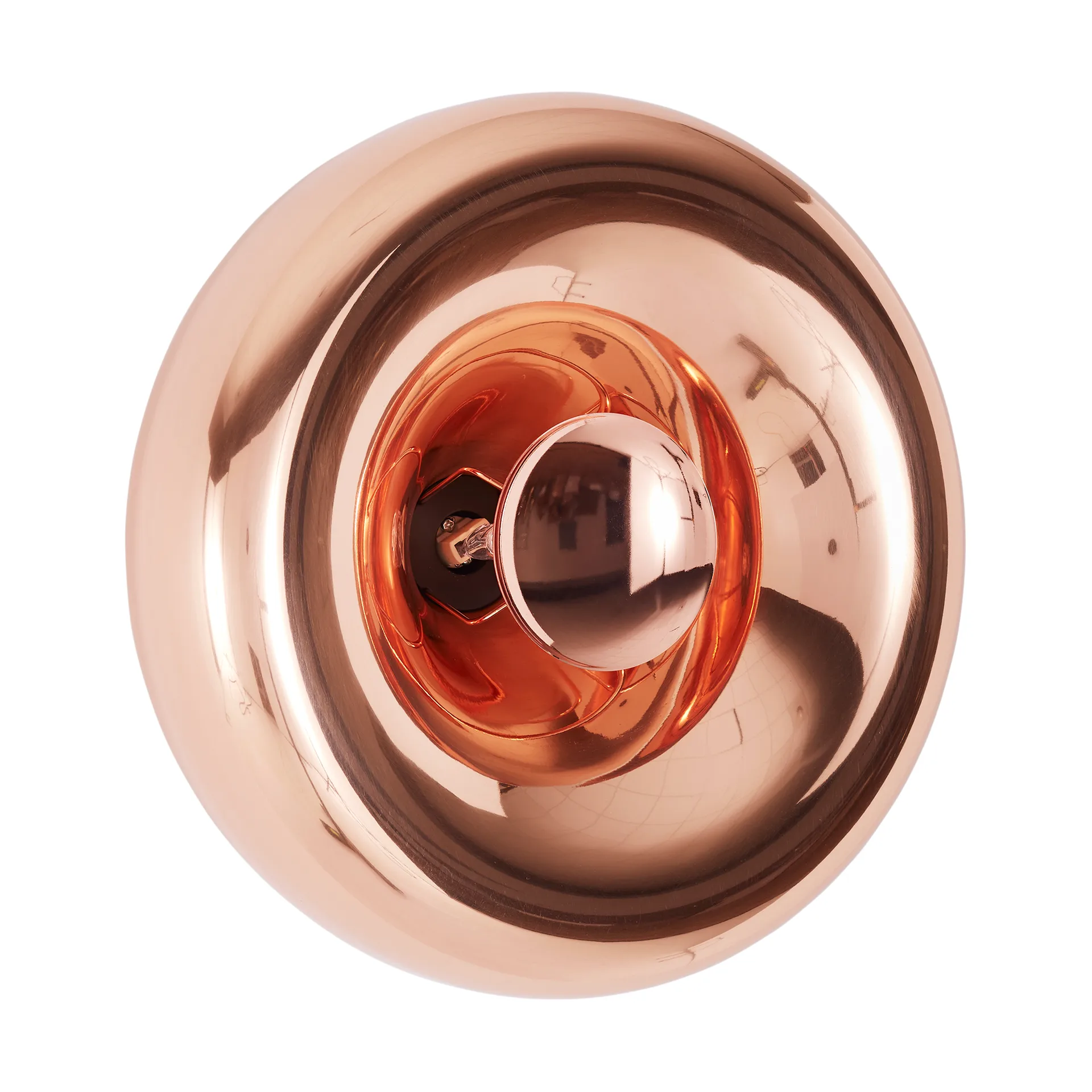 Lampa ścienna Void Surface LED Ø30 cm, Miedziany Tom Dixon