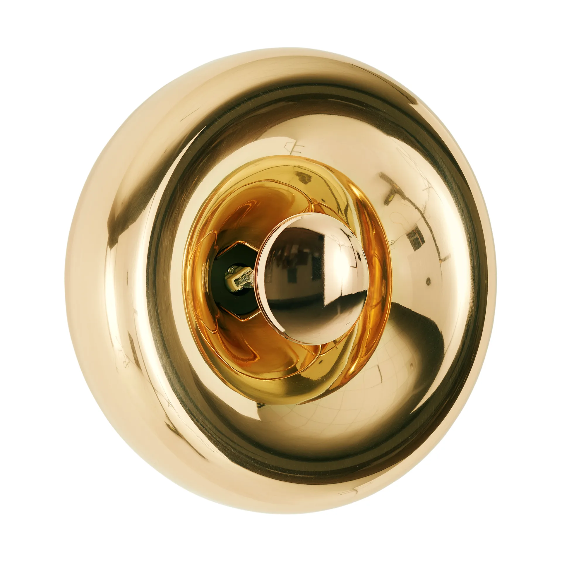 Lampa ścienna Void Surface LED Ø30 cm, Mosiądz Tom Dixon