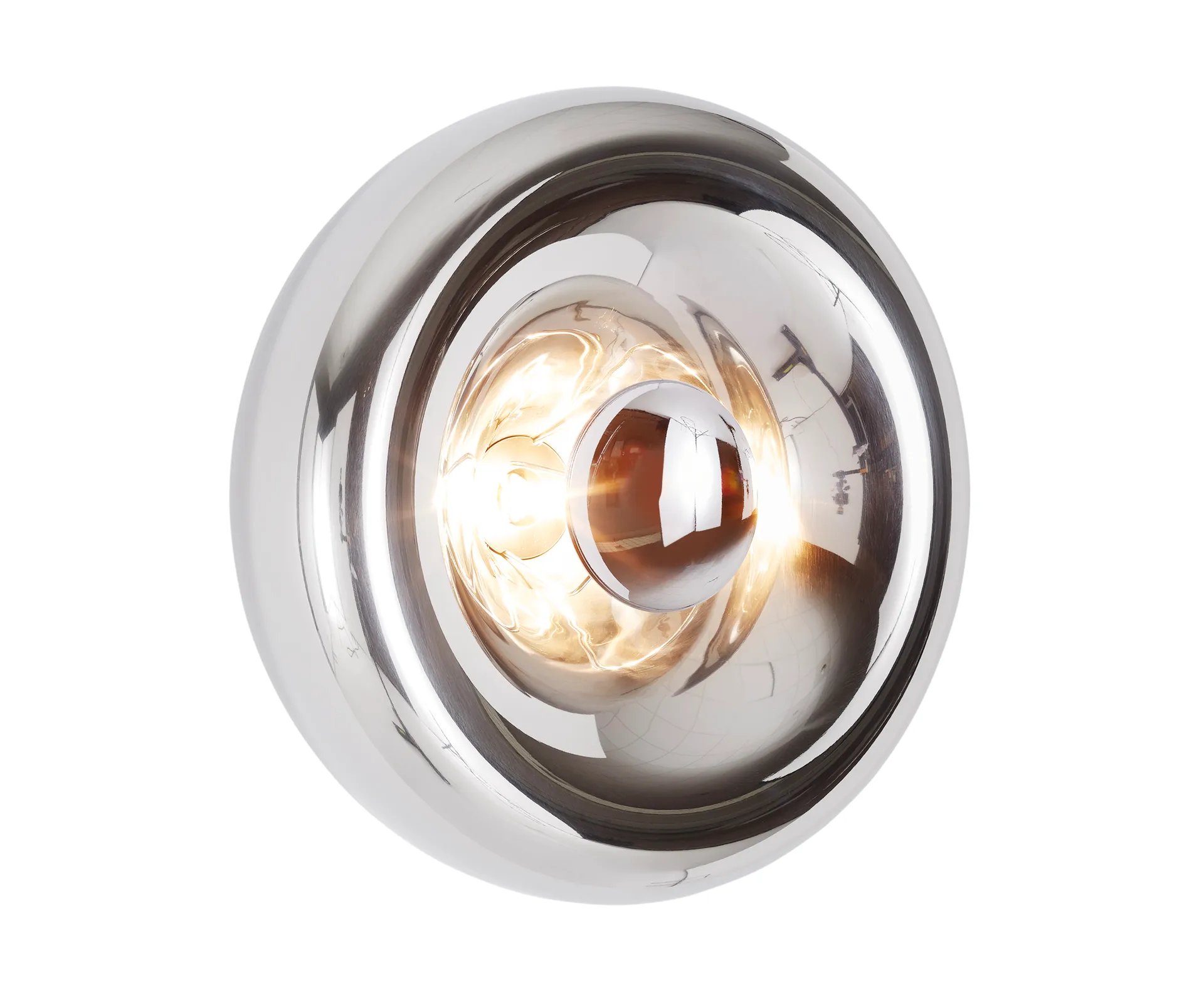 Lampa ścienna Void Surface LED Ø30 cm, Stal nierdzewna Tom Dixon