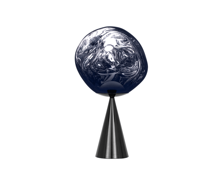 Lampa stołowa Melt Cone Fat LED 46,5 cm, Dymny Tom Dixon