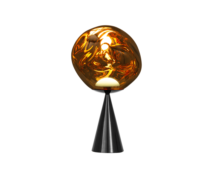 Lampa stołowa Melt Cone Fat LED 46,5 cm, Złoty Tom Dixon