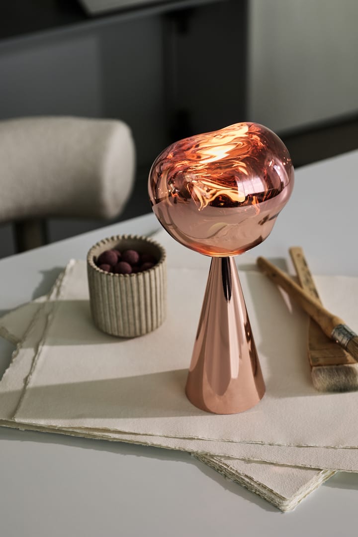 Lampa stołowa Melt Przenośna - Copper - Tom Dixon