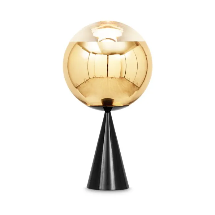 Lampa stołowa Mirror Ball Fat LED 46,5 cm, Srebrny-srebrny Tom Dixon