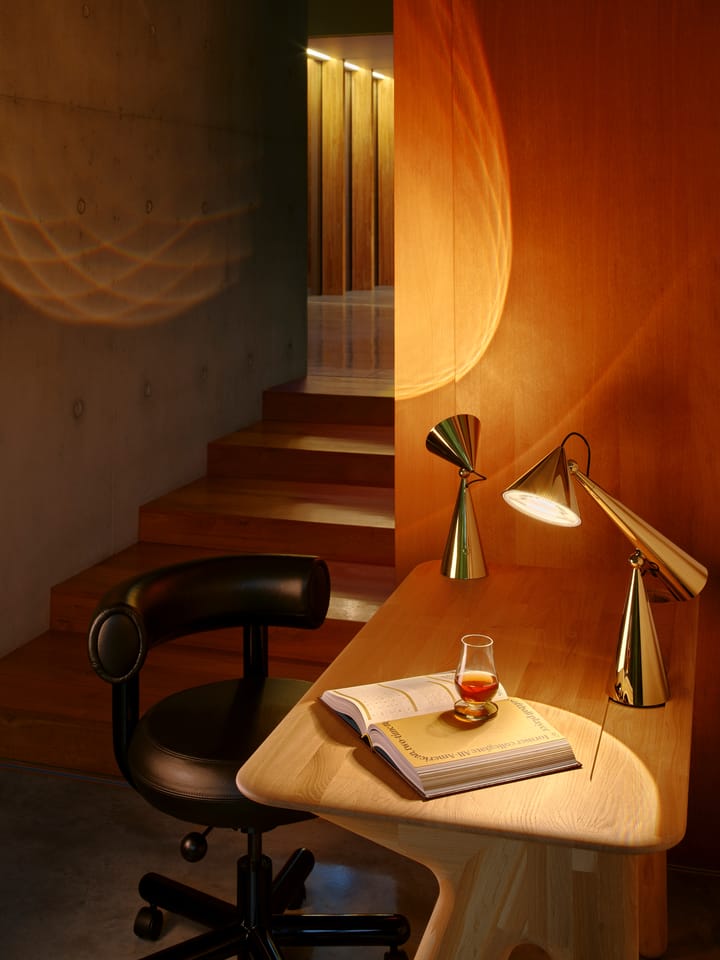 Lampa stołowa Pose Task LED, Złoty Tom Dixon