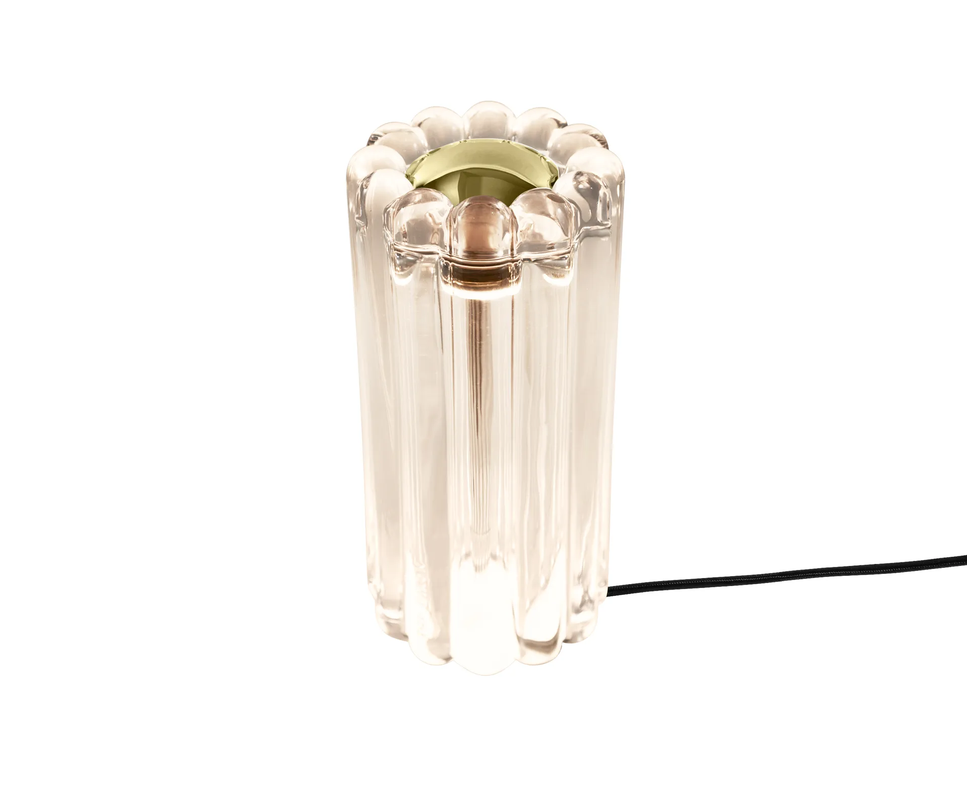 Lampa stołowa Press LED 23,5 cm, Przezroczysty Tom Dixon
