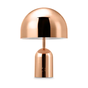 Lampa stołowa przenośna Bell - Copper - Tom Dixon