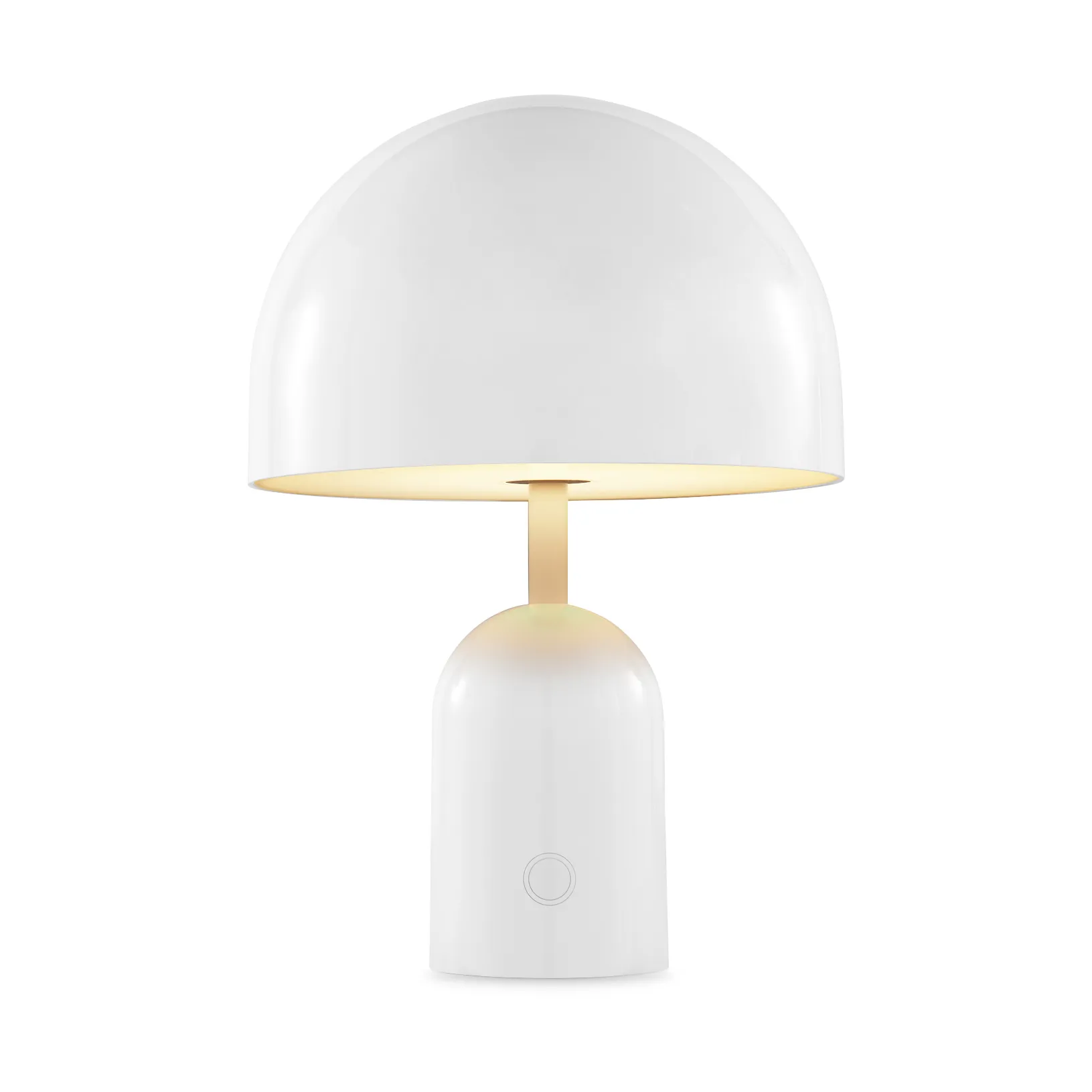 Lampa stołowa przenośna Bell LED 28 cm, Biały Tom Dixon