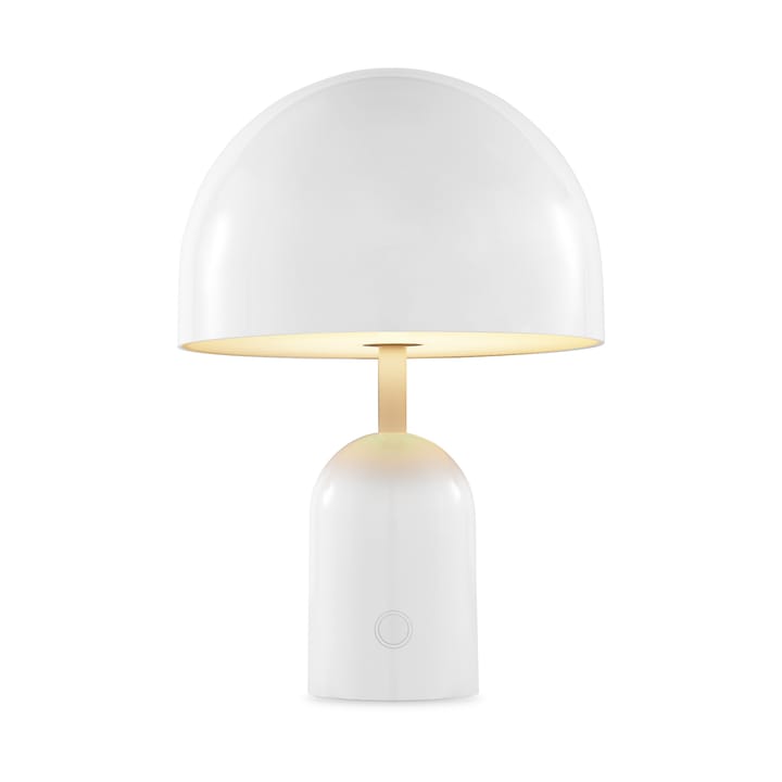 Lampa stołowa przenośna Bell LED 28 cm, Biały Tom Dixon