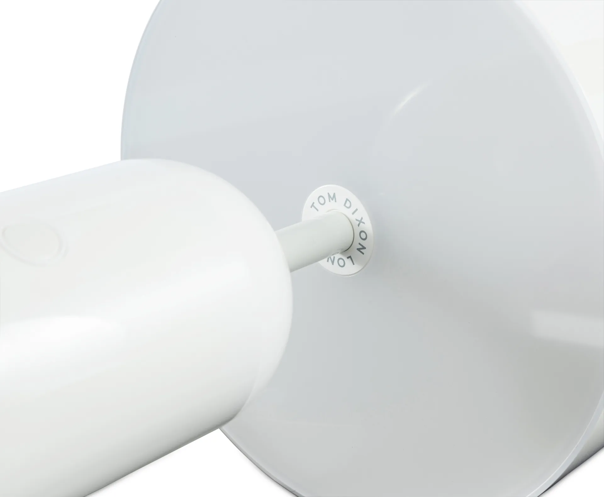 Lampa stołowa przenośna Bell LED 28 cm, Biały Tom Dixon