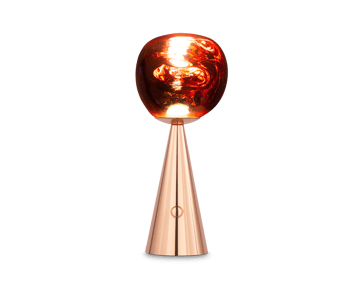 Lampa stołowa przenośna Melt - Copper - Tom Dixon