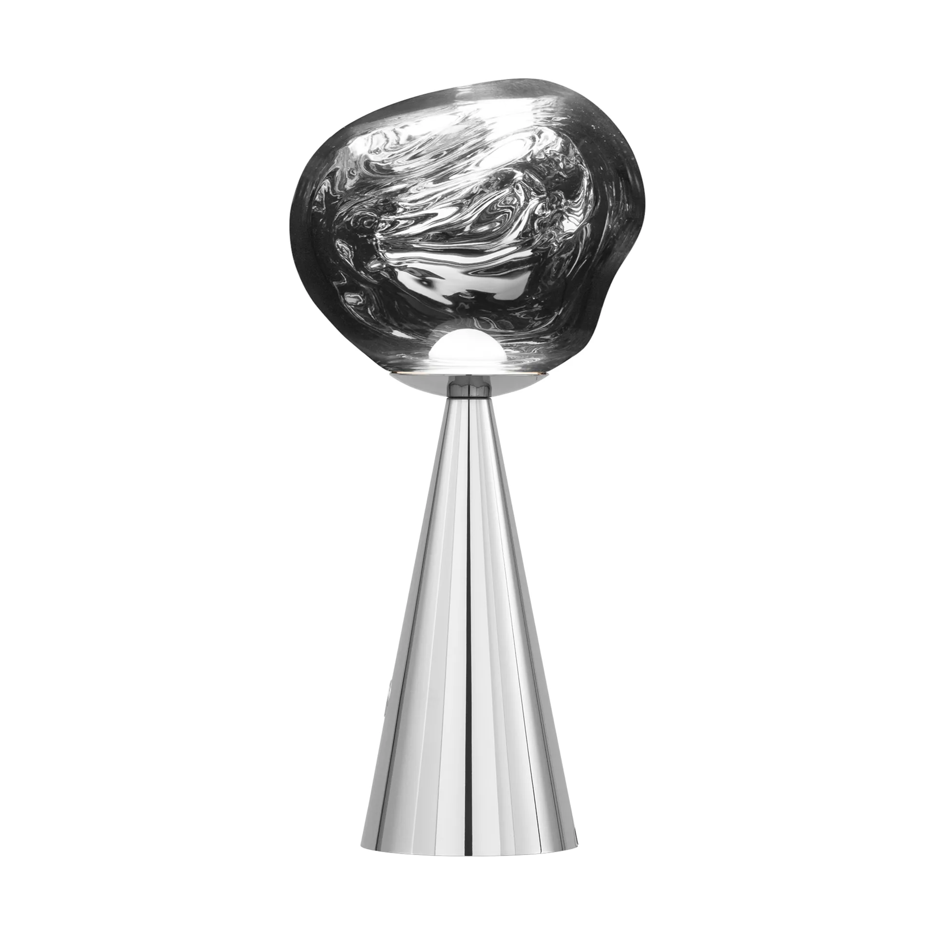Lampa stołowa przenośna Melt LED 28,5 cm, Srebrny Tom Dixon