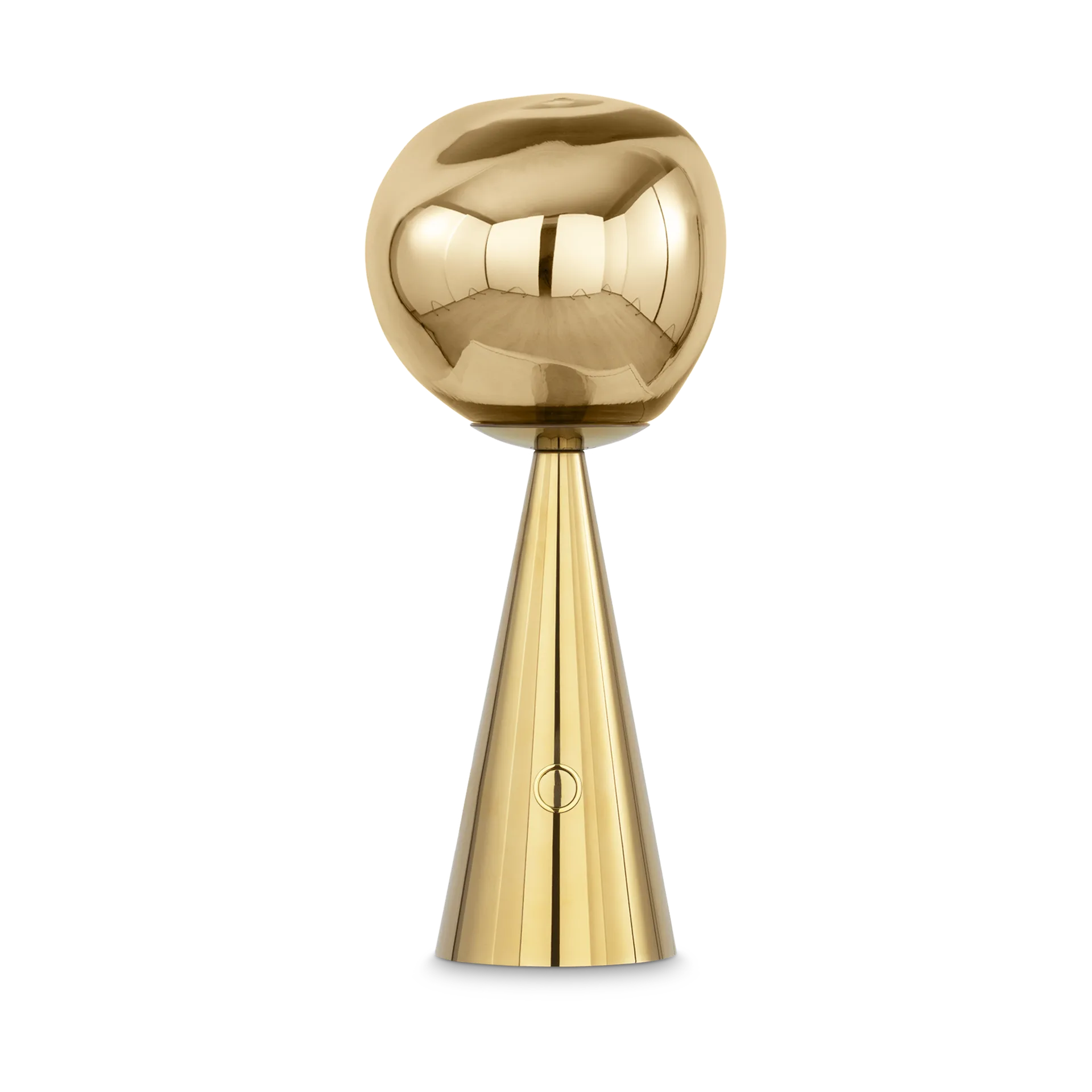 Lampa stołowa przenośna Melt, Złoty Tom Dixon