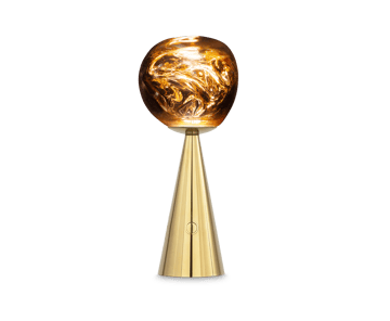 Lampa stołowa przenośna Melt - Złoty - Tom Dixon