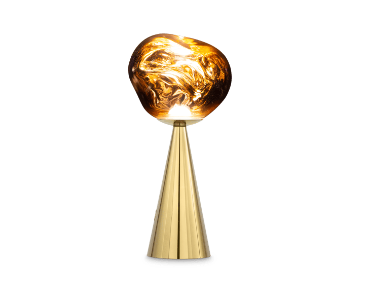 Lampa stołowa przenośna Melt, Złoty Tom Dixon
