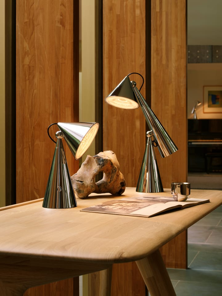 Lampa stołowa przenośna Pose LED, Srebrny Tom Dixon
