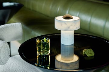 Lampa stołowa Stone Portable LED 19 cm - Marmur - Tom Dixon