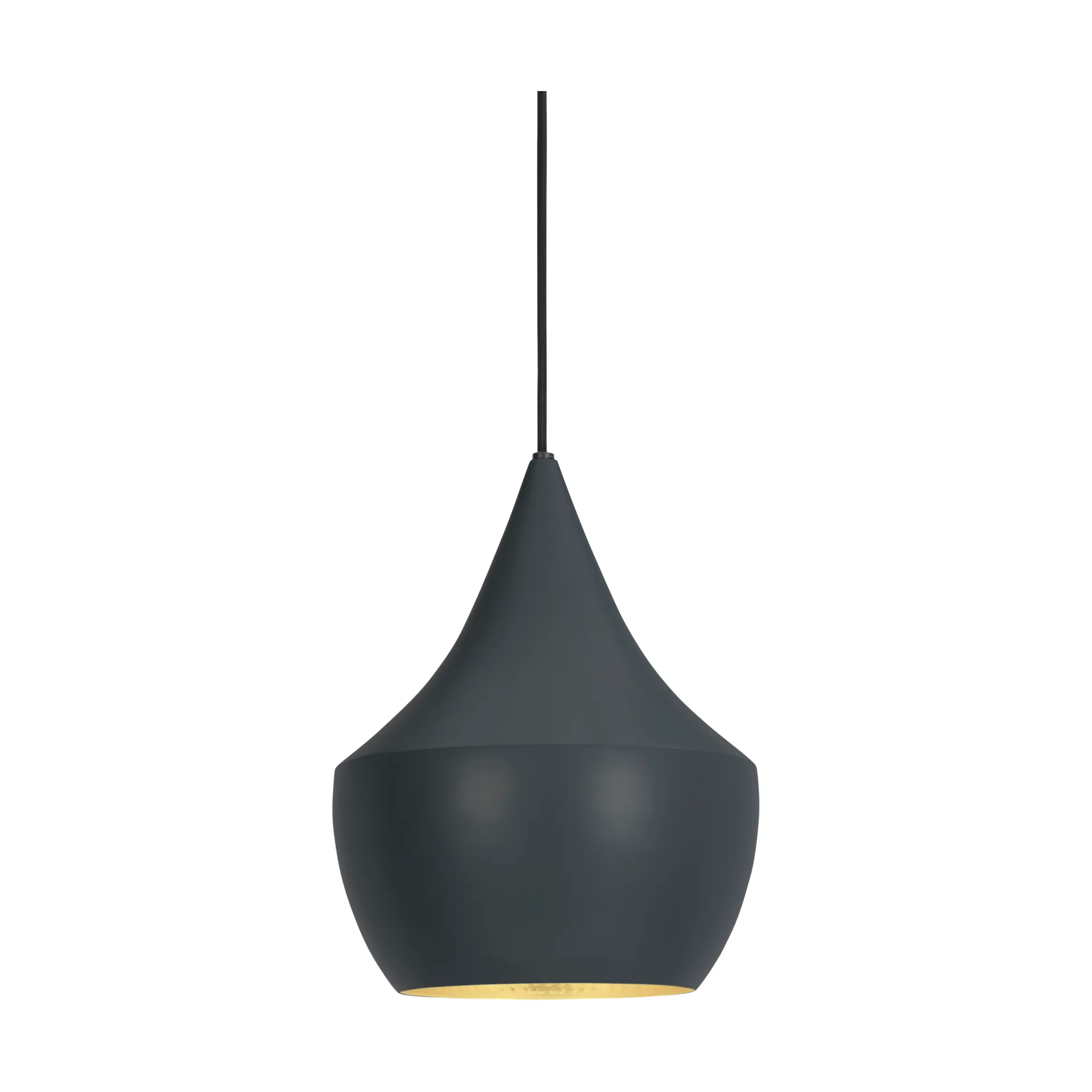 Lampa wisząca Beat Fat LED Ø30 cm, Czarny Tom Dixon
