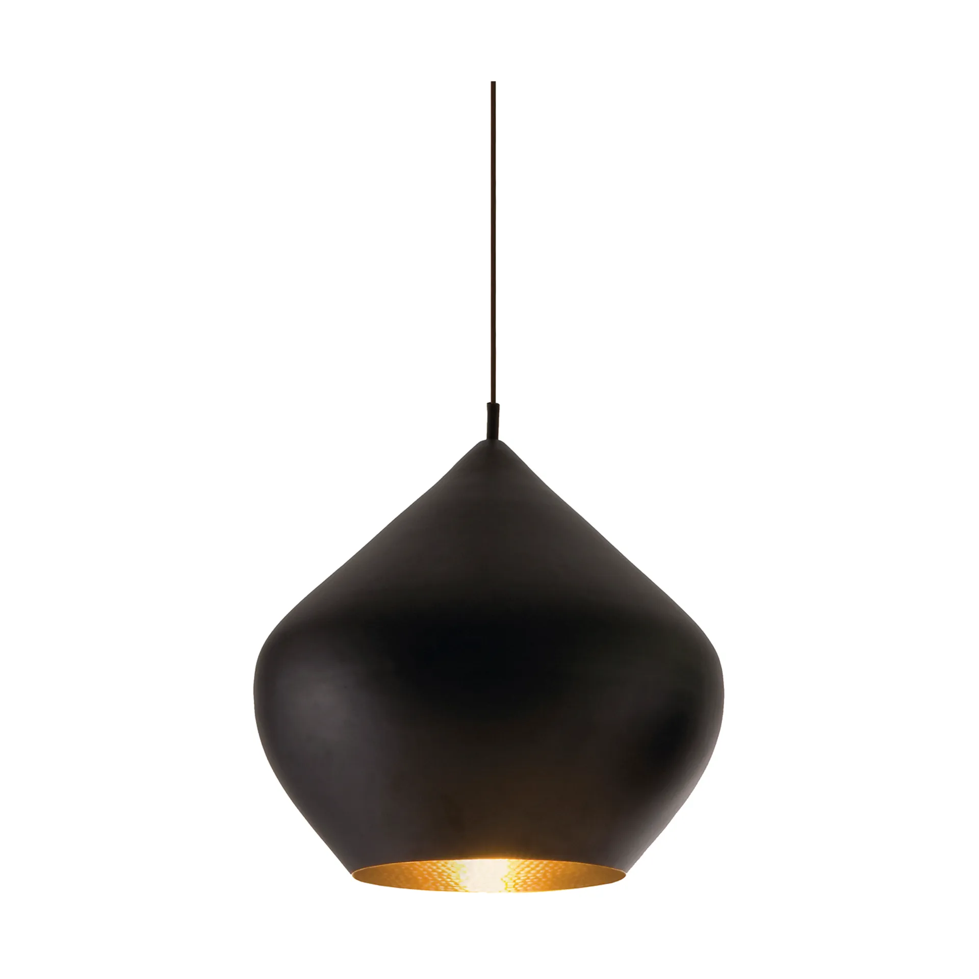 Lampa wisząca Beat Stout LED Ø52 cm, Czarny Tom Dixon