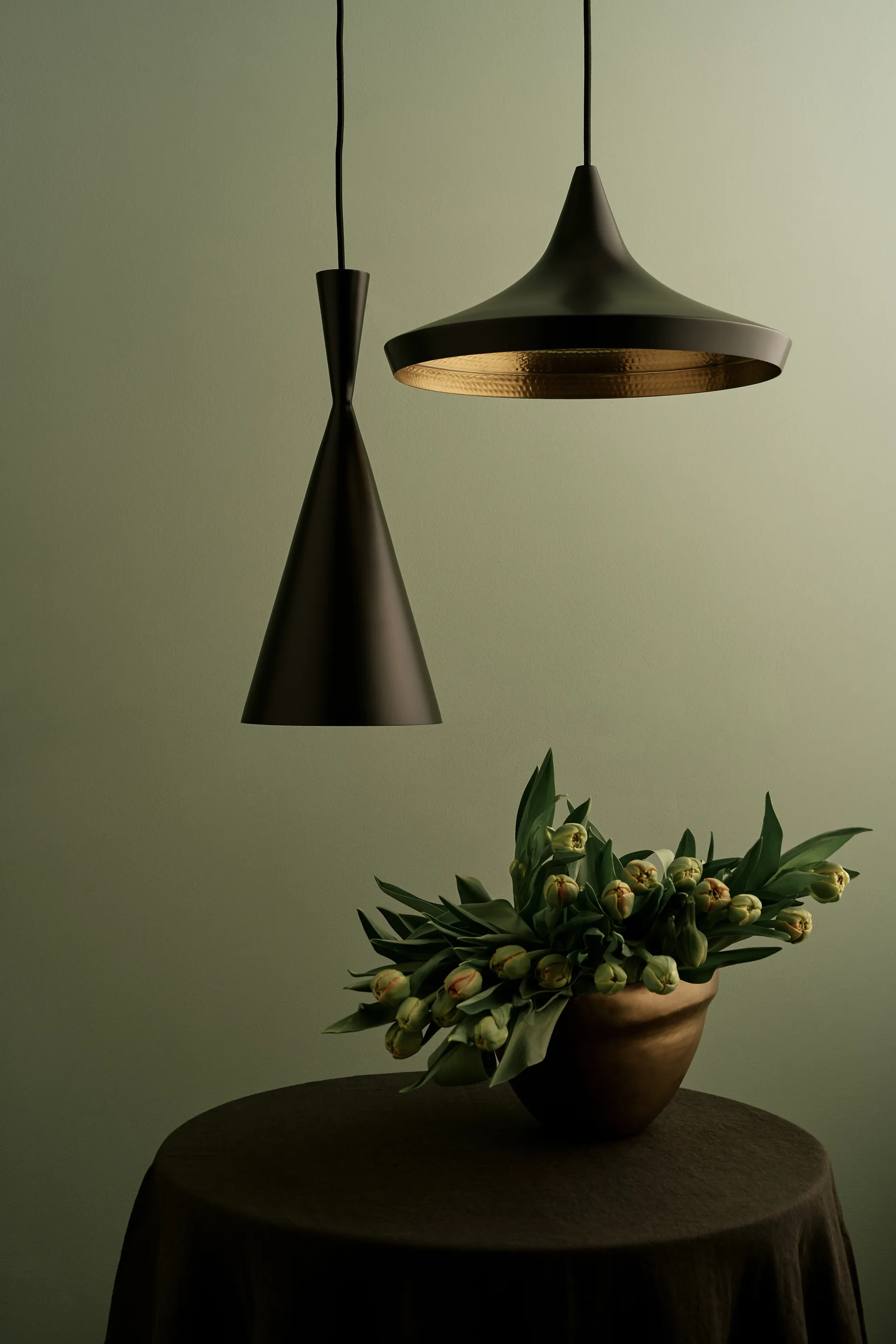 Lampa wisząca Beat Tall, Czarny Tom Dixon