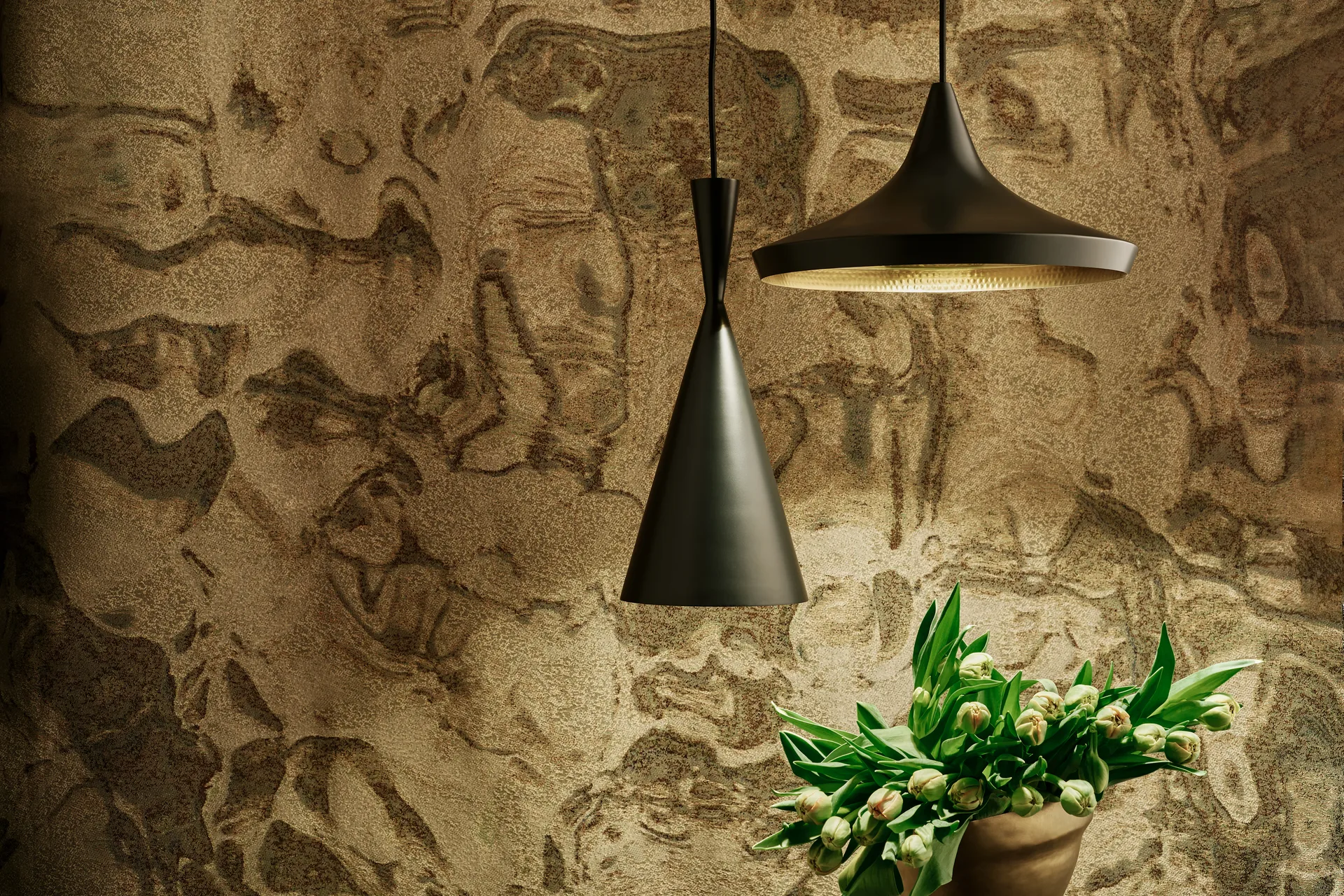 Lampa wisząca Beat Tall, Czarny Tom Dixon