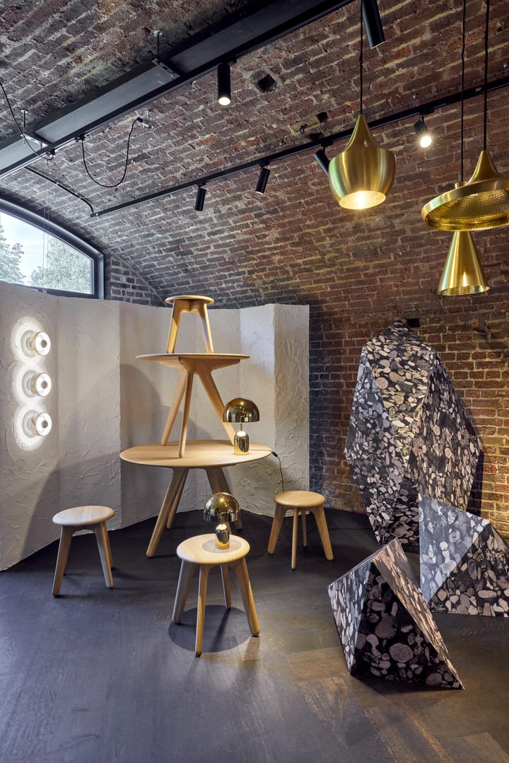 Lampa wisząca Beat Tall, Mosiądz Tom Dixon