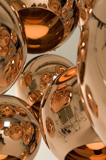 Lampa wisząca Copper Round LED Ø25 cm - Copper - Tom Dixon