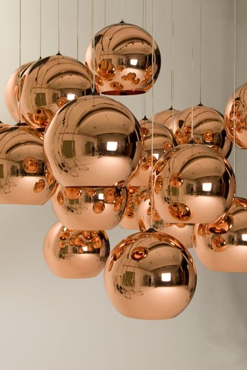 Lampa wisząca Copper Round LED Ø45 cm - Copper - Tom Dixon