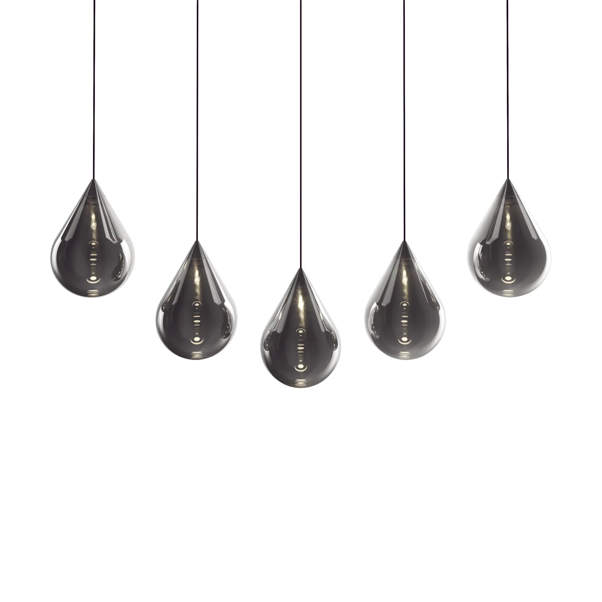 Lampa wisząca Flare Bead, Srebrny Tom Dixon