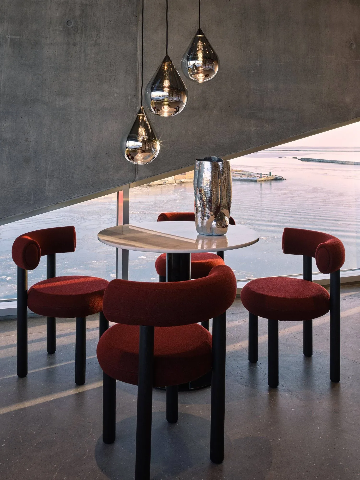 Lampa wisząca Flare Bead, Srebrny Tom Dixon