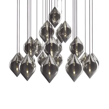 Lampa wisząca Flare Top - Srebrny - Tom Dixon