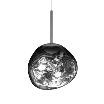 Lampa wisząca Melt LED - Chrome, mini 27x28 cm - Tom Dixon