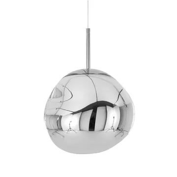Lampa wisząca Melt LED - Chrome, mini 27x28 cm - Tom Dixon