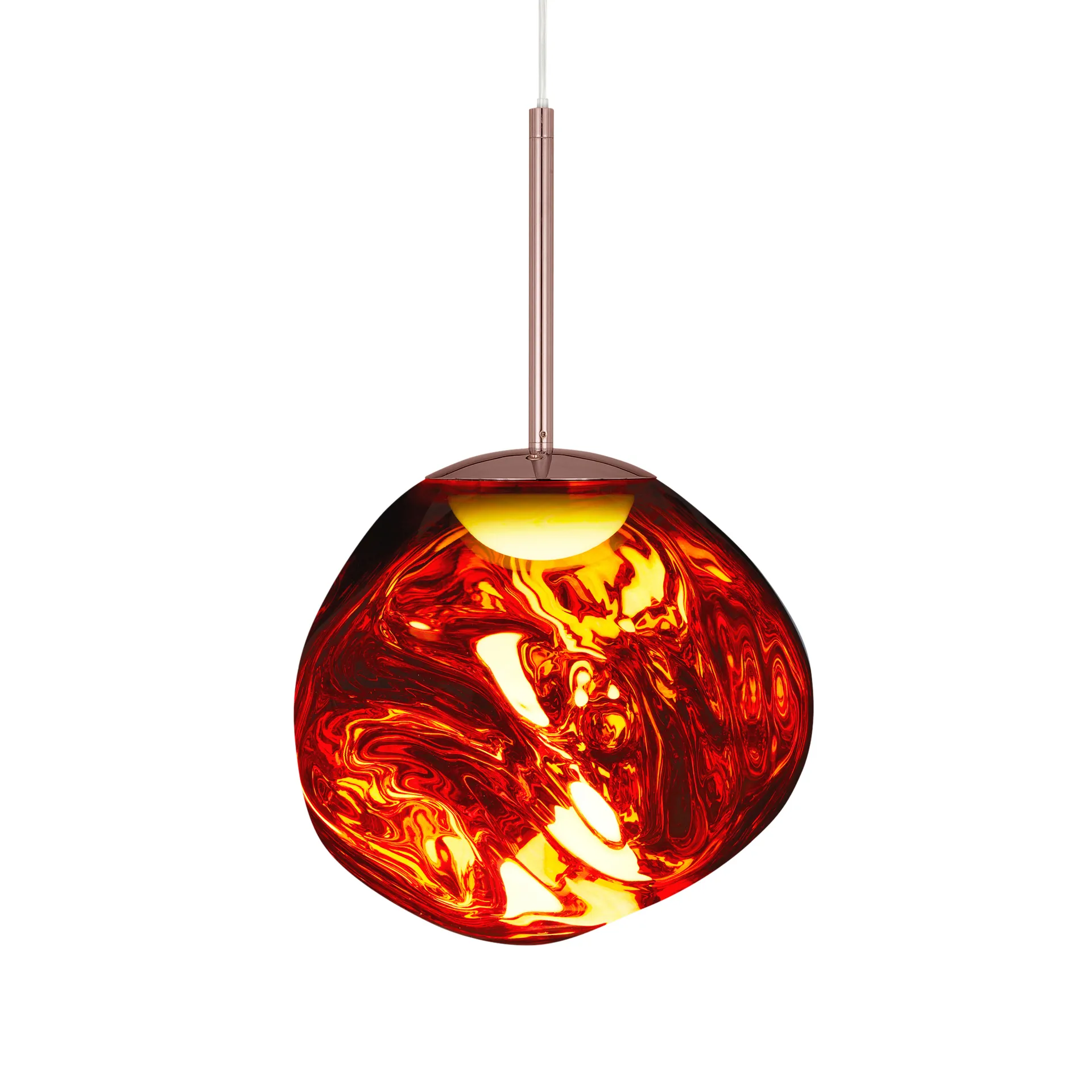 Lampa wisząca Melt LED, Copper, mini 27x28 cm Tom Dixon