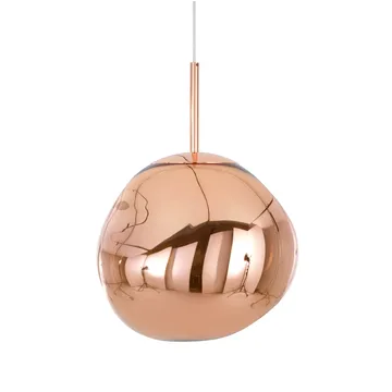 Lampa wisząca Melt LED - Copper, mini 27x28 cm - Tom Dixon