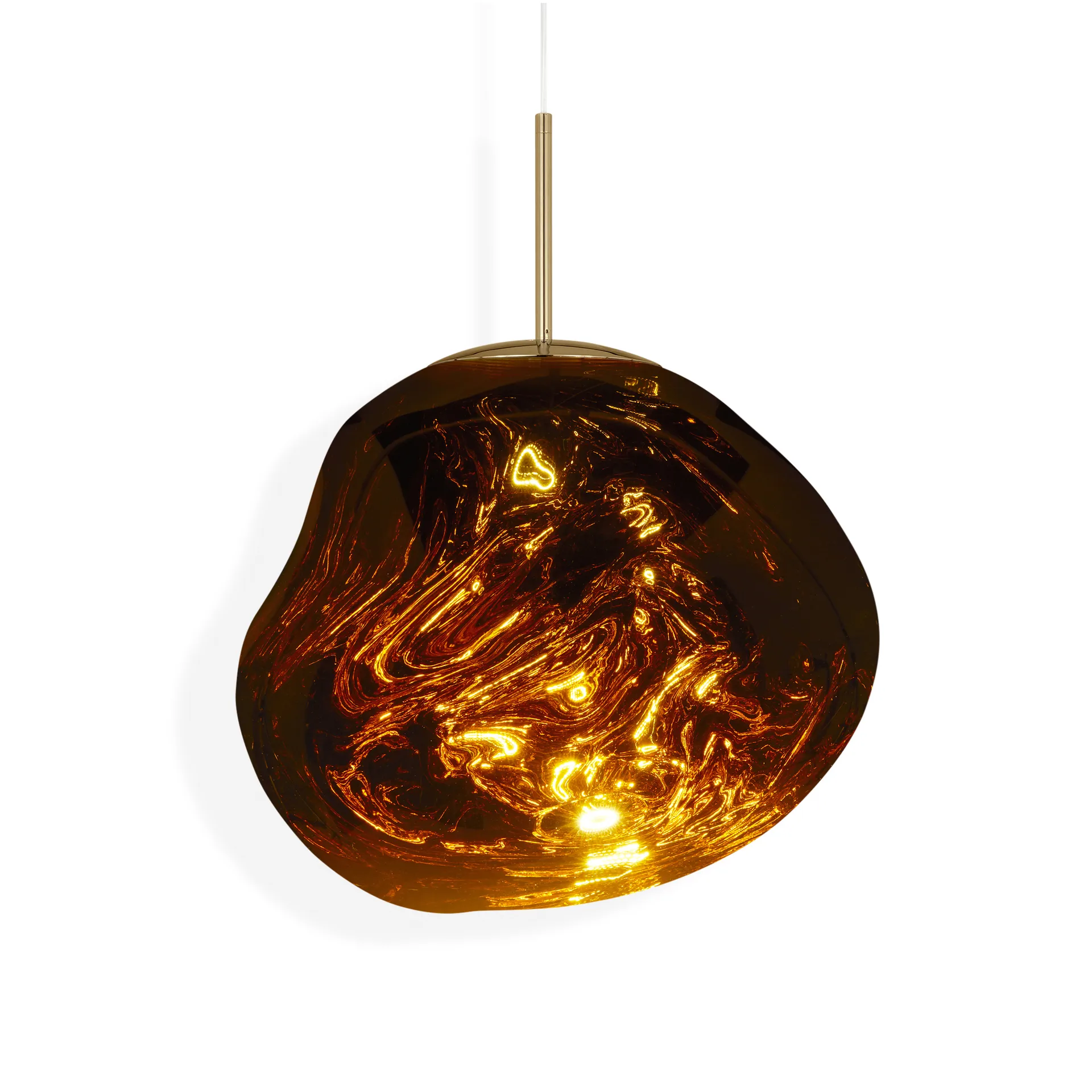 Lampa wisząca Melt LED, Złoty Tom Dixon