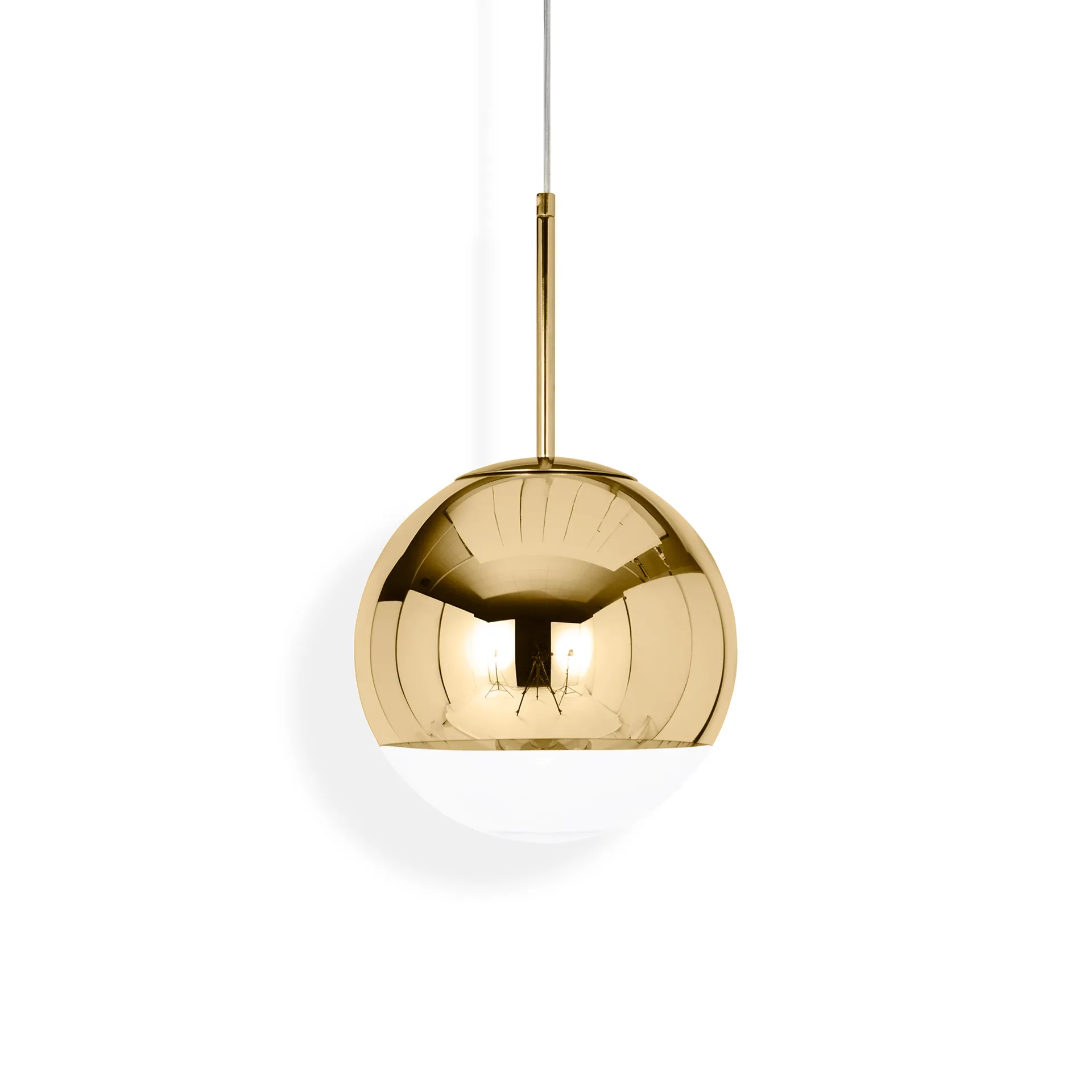 Lampa wisząca Mirror Ball LED Ø25 cm, Złoty Tom Dixon