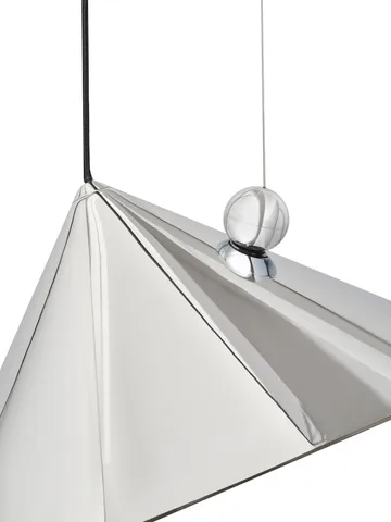 Lampa wisząca Pose - Silver, Ø43x30 cm - Tom Dixon