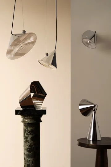 Lampa wisząca Pose - Silver, Ø43x30 cm - Tom Dixon