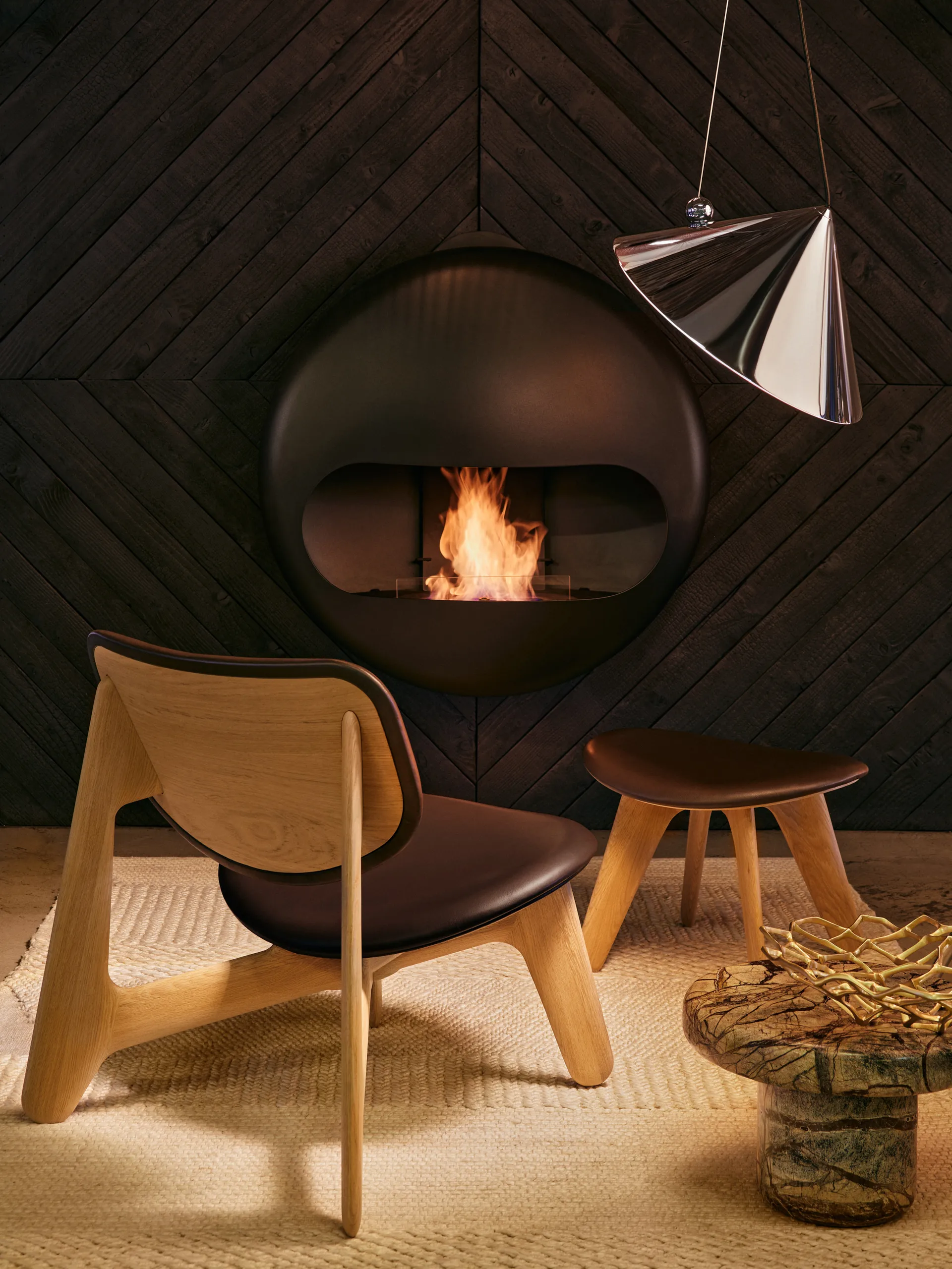 Lampa wisząca Pose, Silver, Ø43x30 cm Tom Dixon