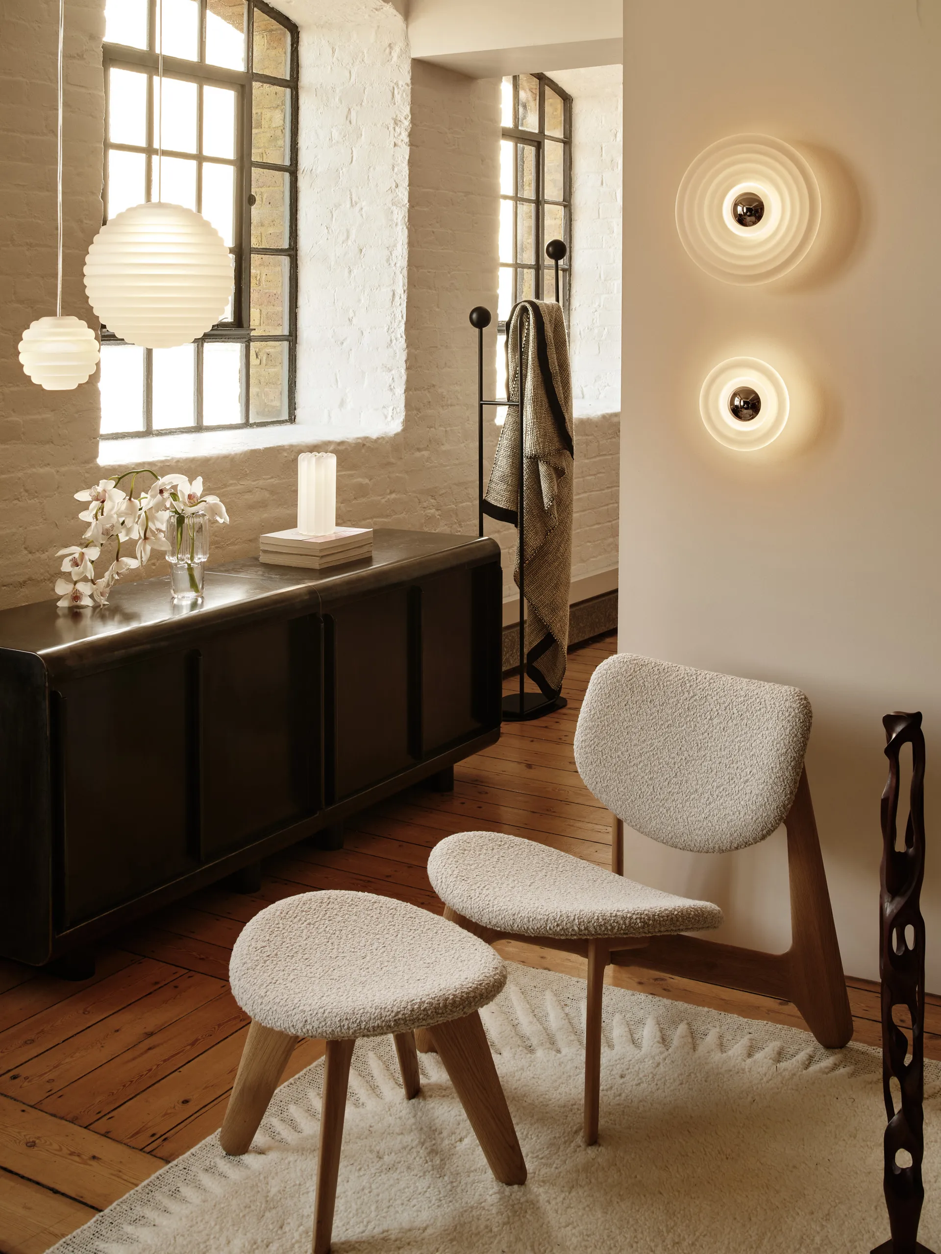 Lampa wisząca Press Sphere LEDØ30 cm, Frosted Tom Dixon