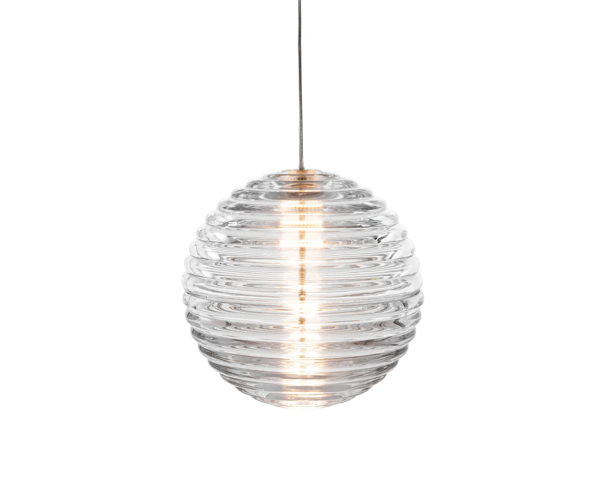 Lampa wisząca Press Sphere LEDØ30 cm, Przezroczysty Tom Dixon