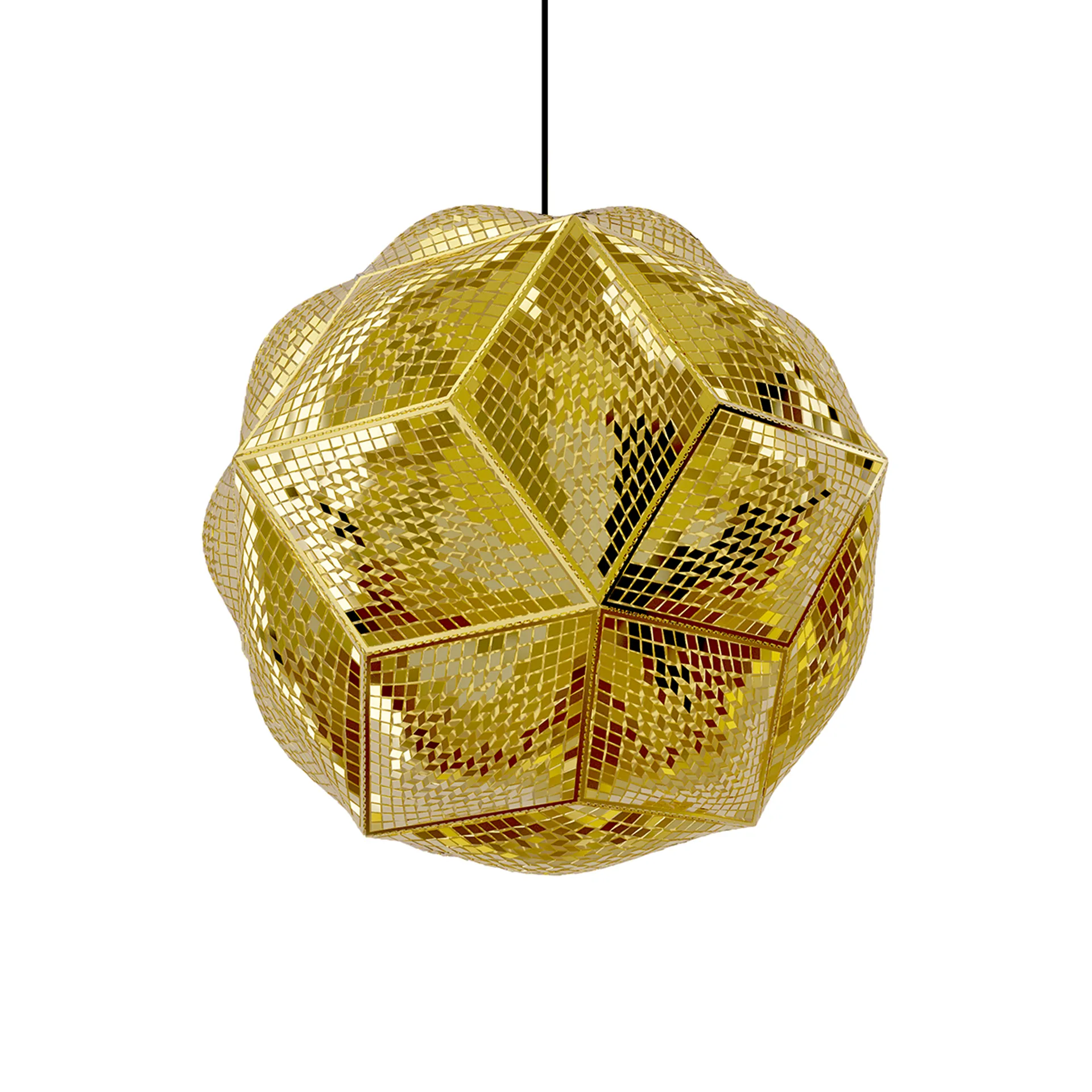 Lampa wisząca Puff Ø45 cm, Mosiądz Tom Dixon