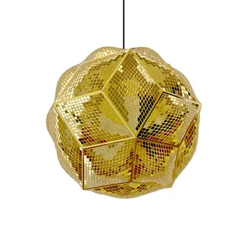 Lampa wisząca Puff Ø45 cm - Mosiądz - Tom Dixon