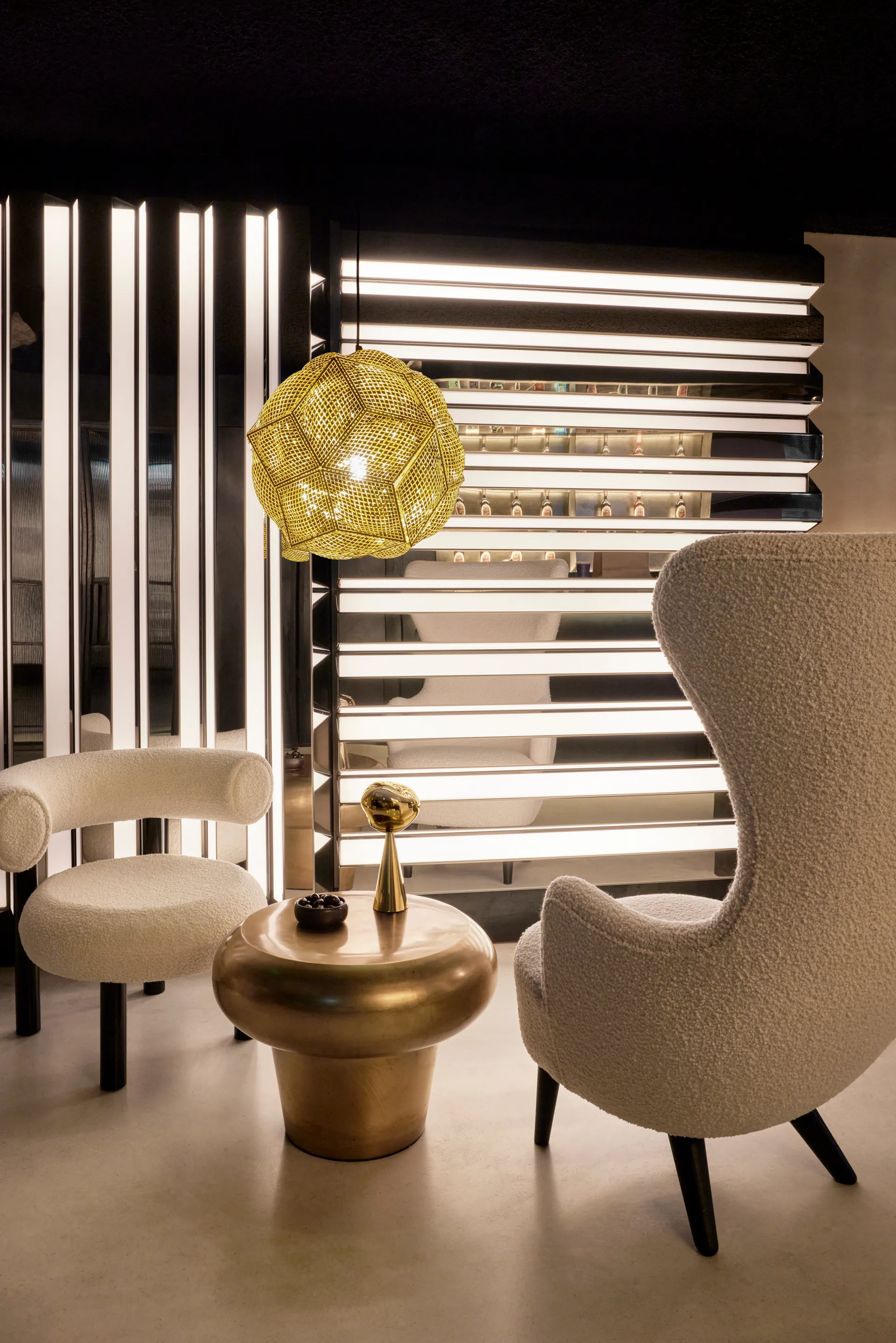 Lampa wisząca Puff Ø45 cm, Mosiądz Tom Dixon