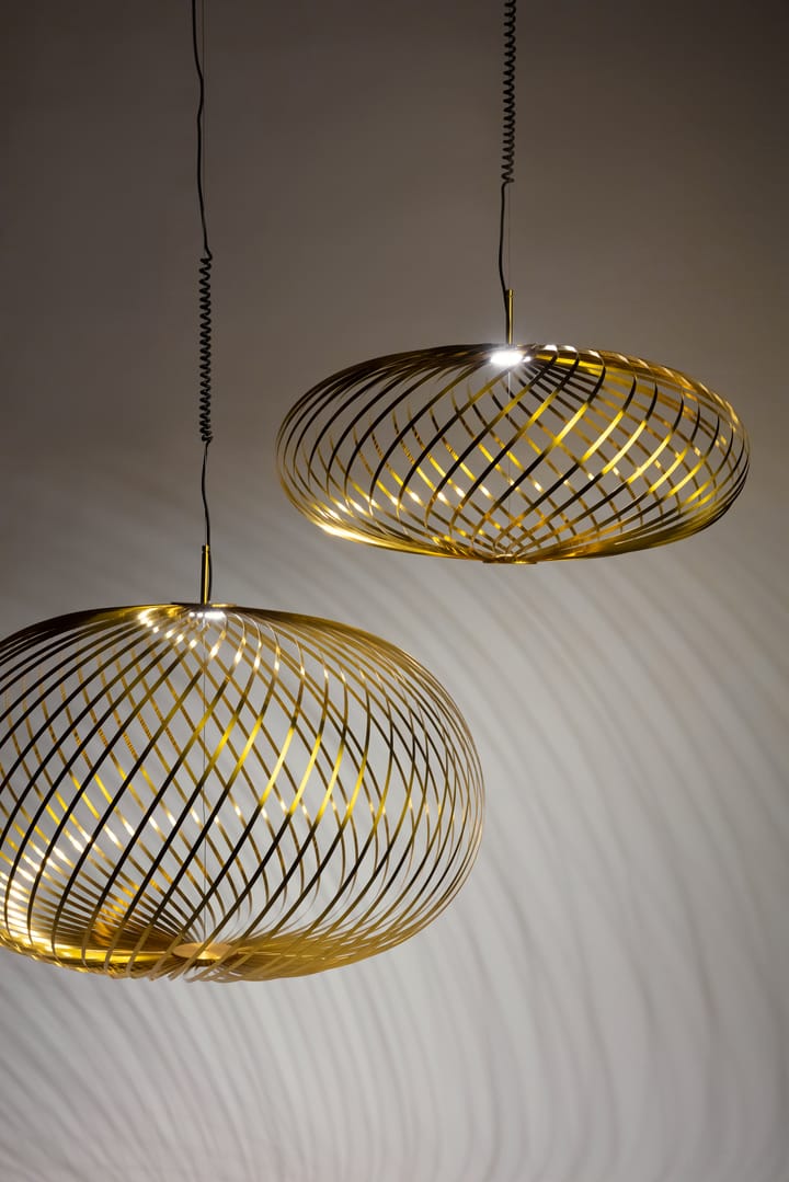 Lampa wisząca Spring LED mosiądz, Duży Tom Dixon