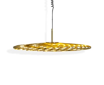 Lampa wisząca Spring LED mosiądz - Mały - Tom Dixon
