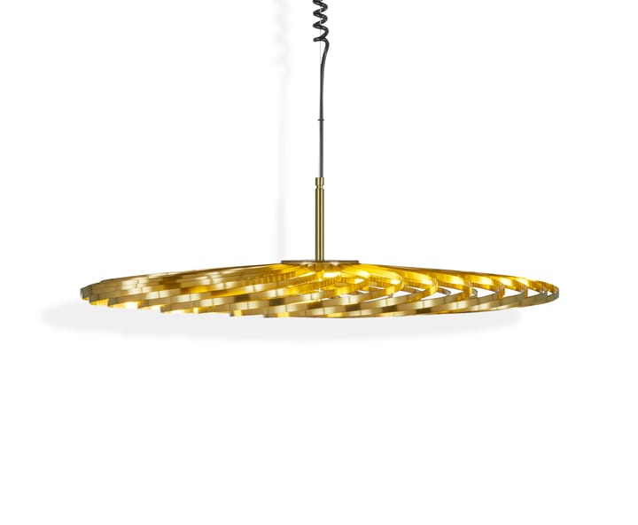 Lampa wisząca Spring LED mosiądz, Mały Tom Dixon
