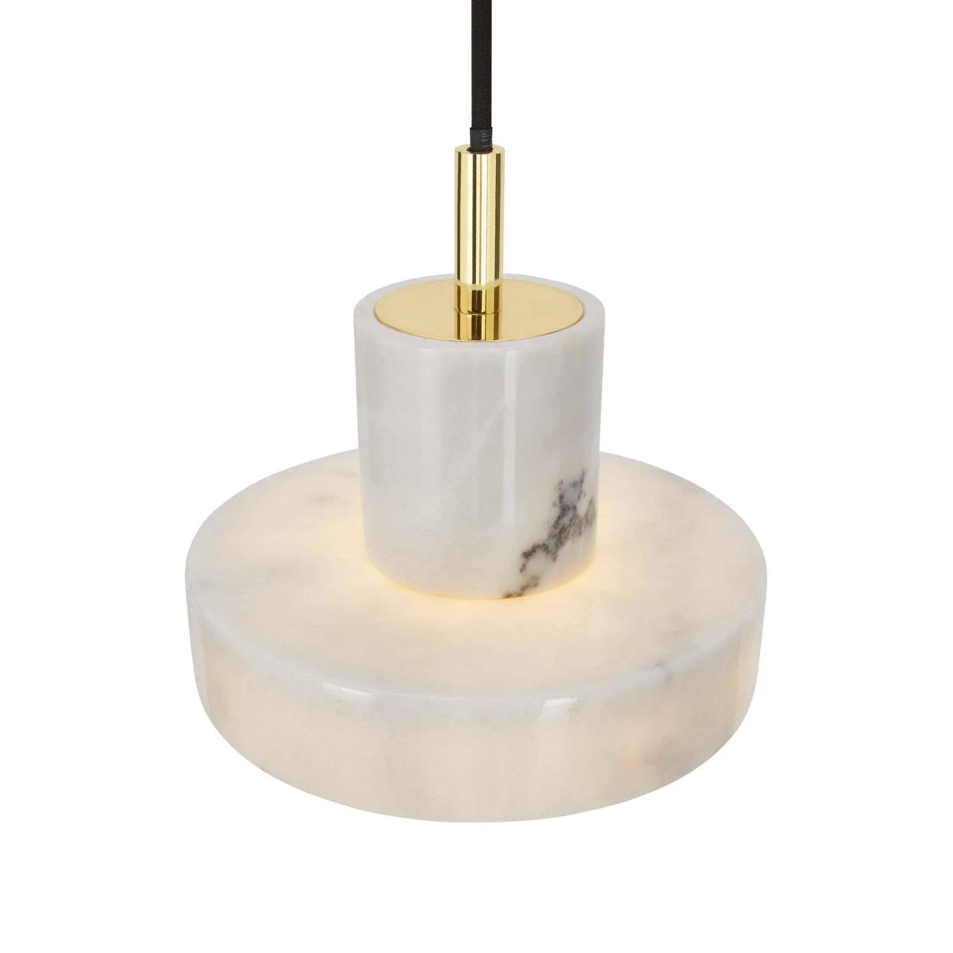 Lampa wisząca Stone, Biały marmur Tom Dixon